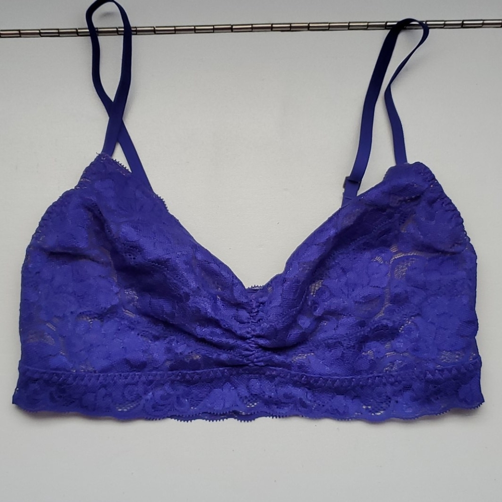 Gilligan & O'Malley Royal Blue Lace Bralette 💙